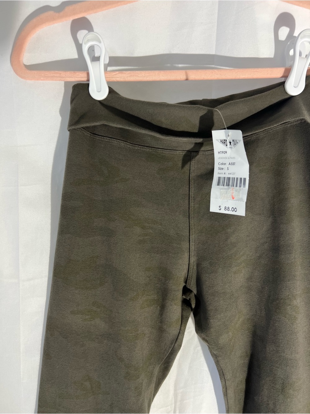 NWT Women’s HARD TAIL Camo Fold-over 90% Cotton Flare Pants 29” - Picture 2 of 6